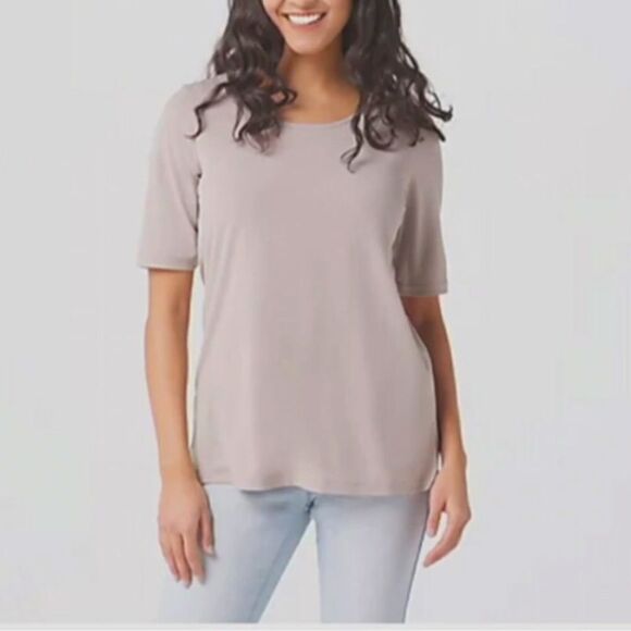 Susan Graver Modern Essentials Liquid Knit Top - Picture 1 of 7